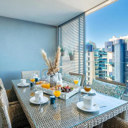 De Lujo Con Jacuzzi Y Vistas Al Mar En Punta Prima, - Es-220-32 Apartmán *